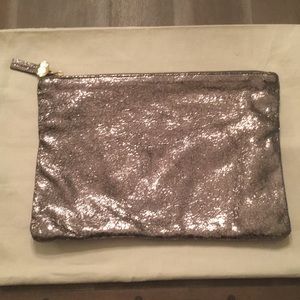 Clare Vivier / Clare V. Metallic fold over clutch